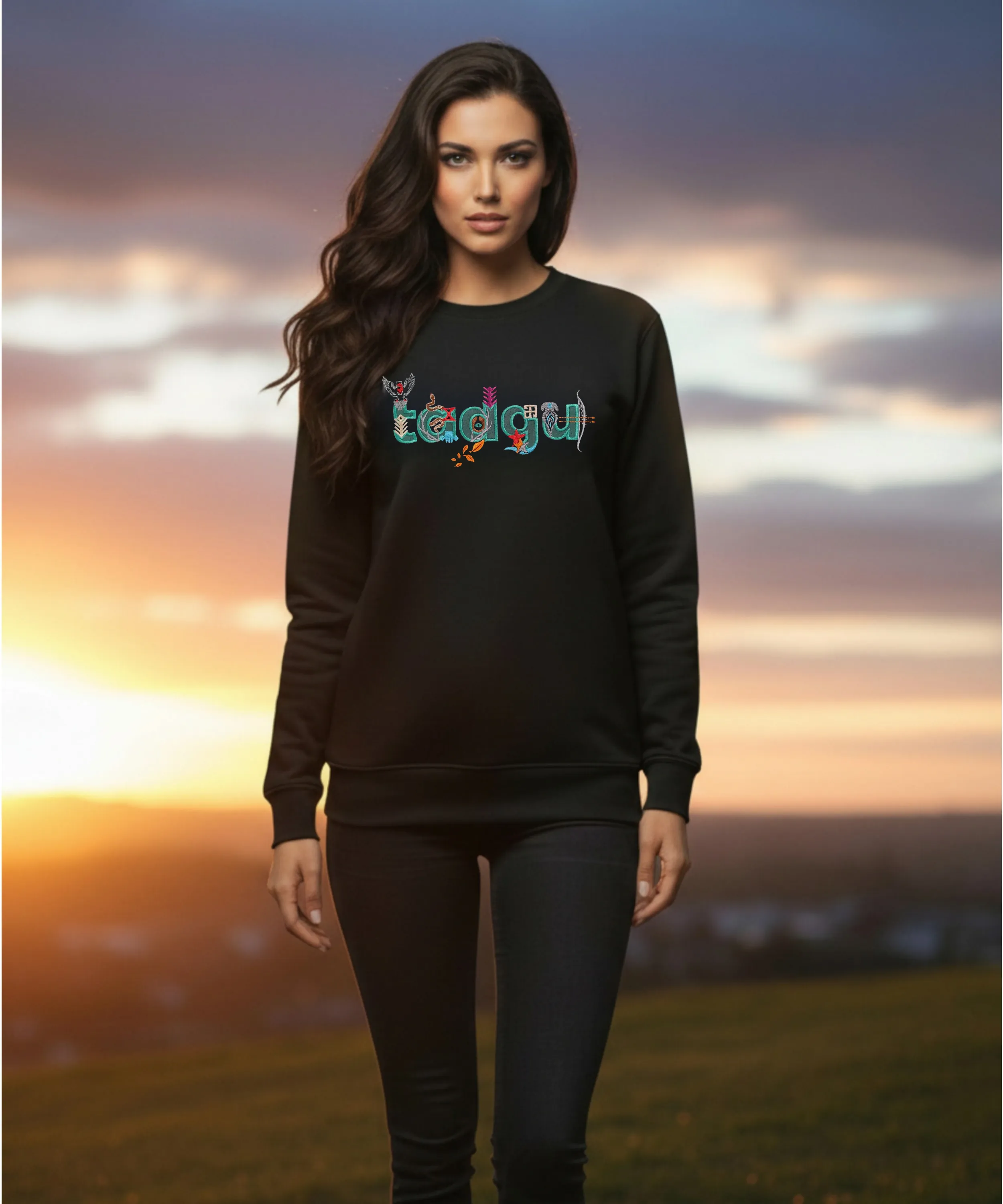 TADGU - Altaylardan Tuna'ya | Dikiş Basic Sweatshirt 