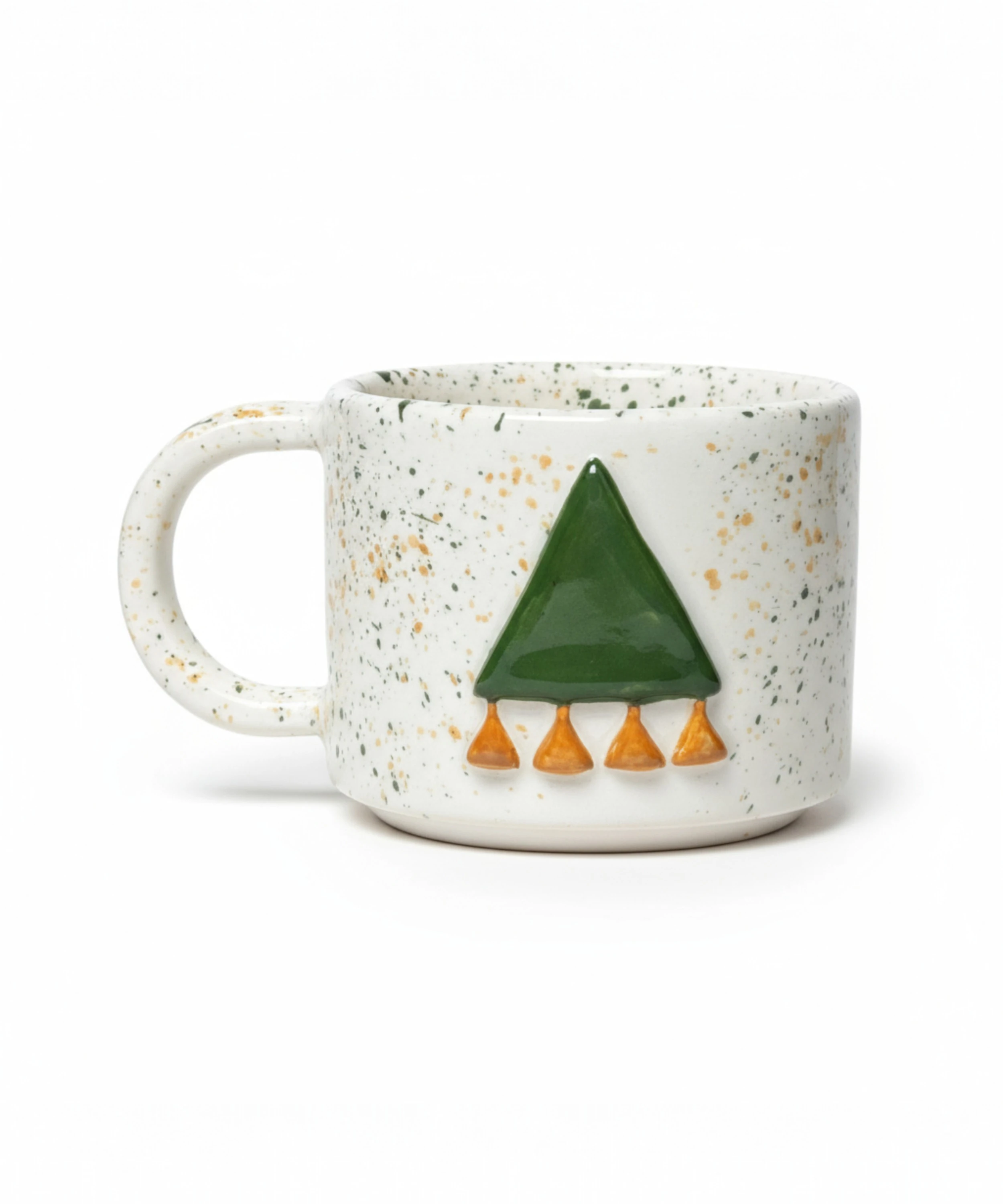 MUSKA - Anadolu Motifi El Yapımı Seramik Kupa ve Altlık | SET