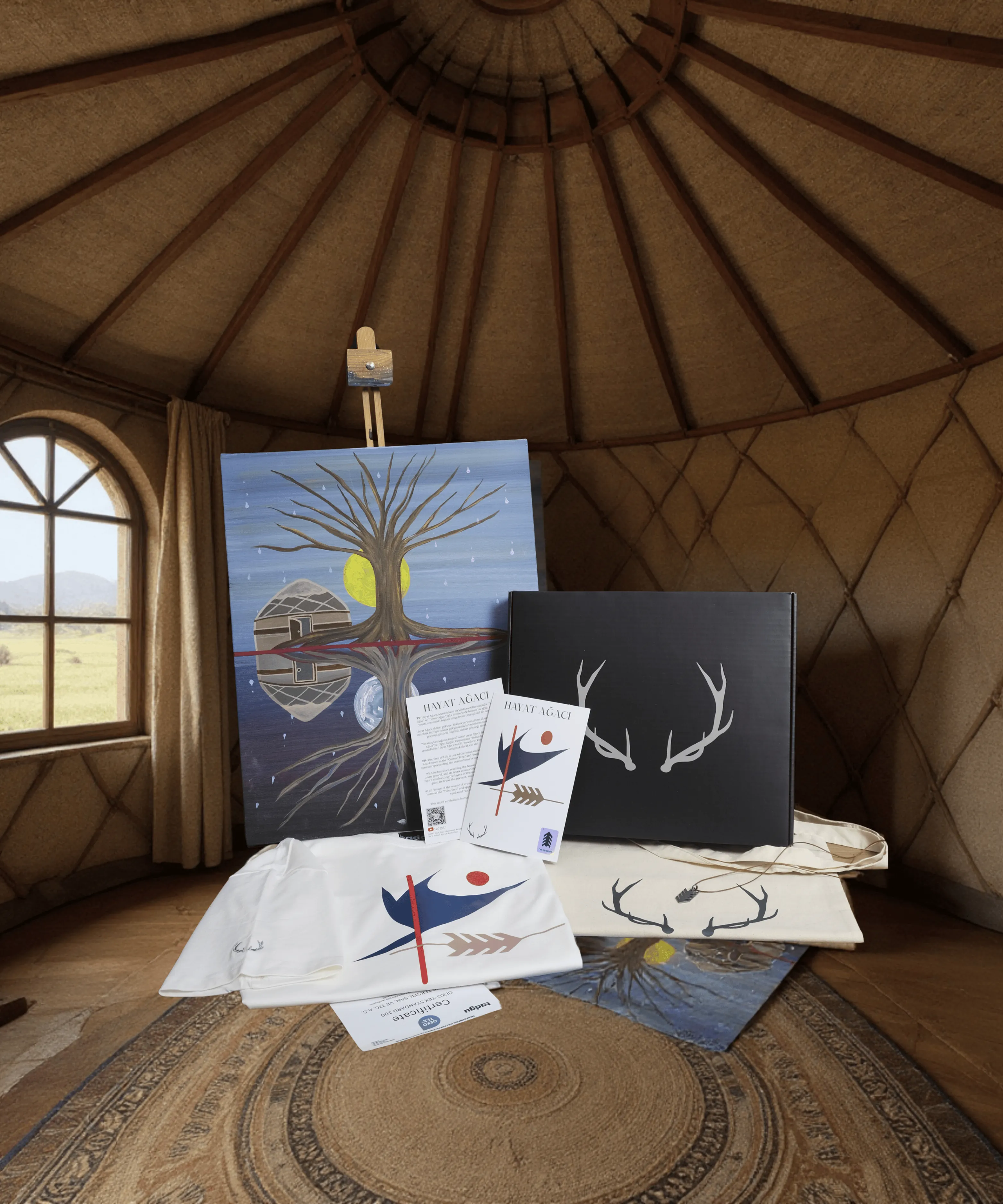 Hayat Ağacı - Anadolu Motifleri Seti | Yaz Koleksiyonu