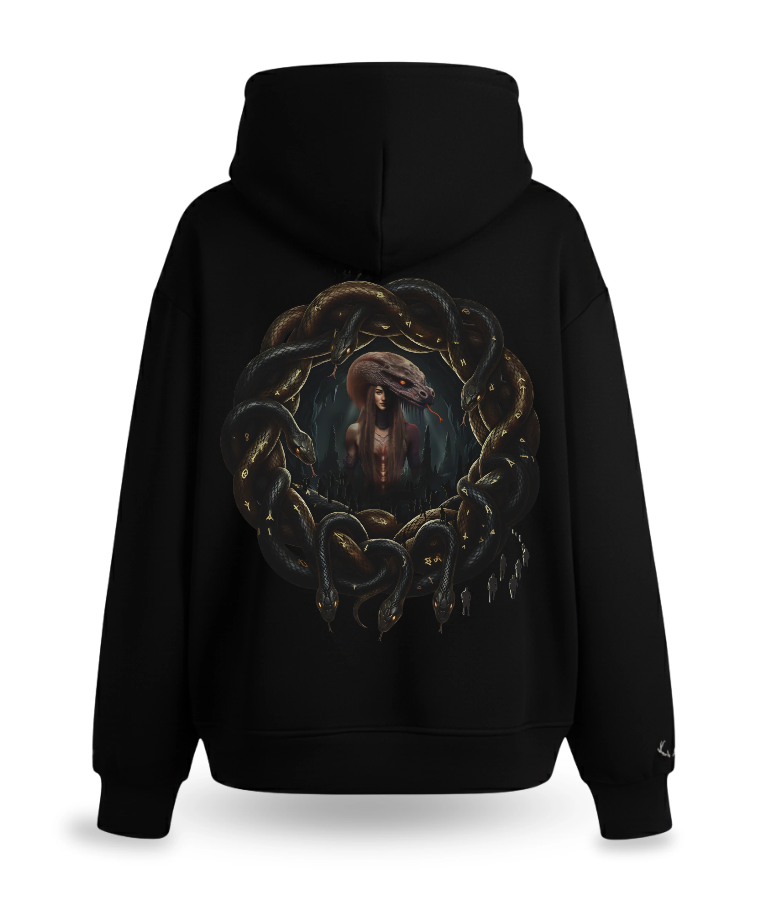 ŞAHMERAN – Türk Mitolojisi Tekli Kapüşonlu Sweatshirt | Tadgu