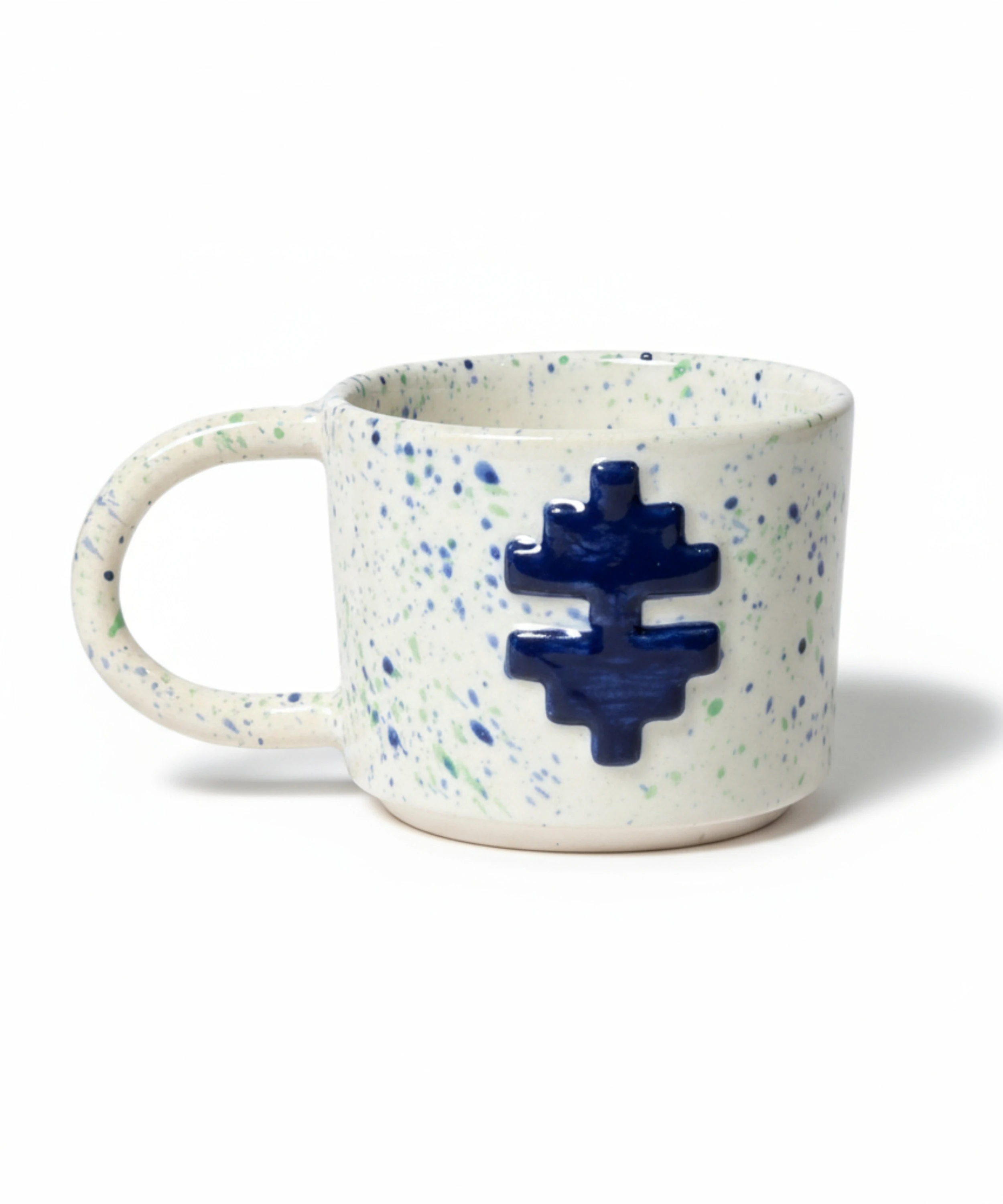 BUKAĞI - Anadolu Motifi El Yapımı Seramik Kupa ve Altlık | SET