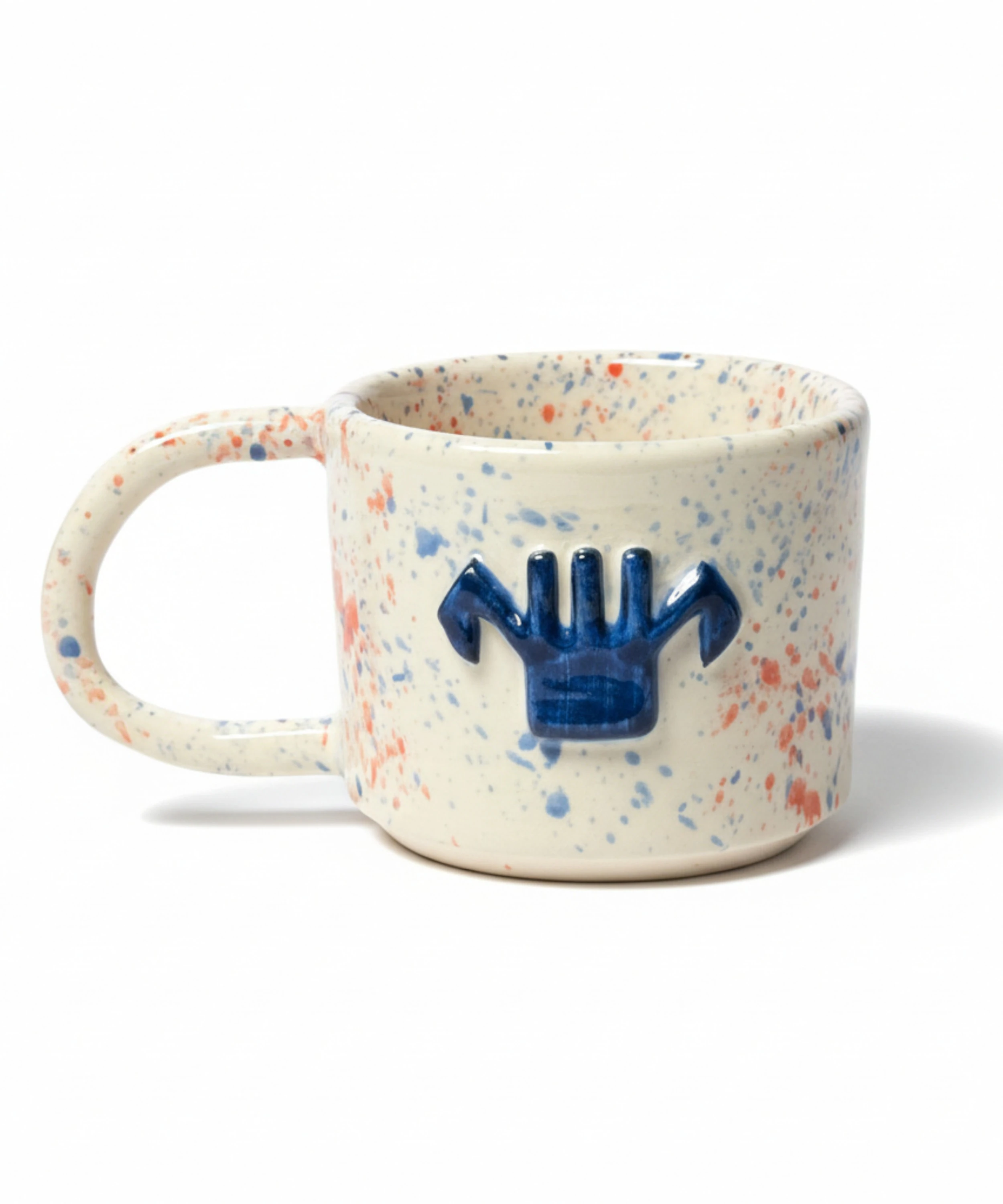 TARAK - Anadolu Motifi El Yapımı Seramik Kupa ve Altlık | SET