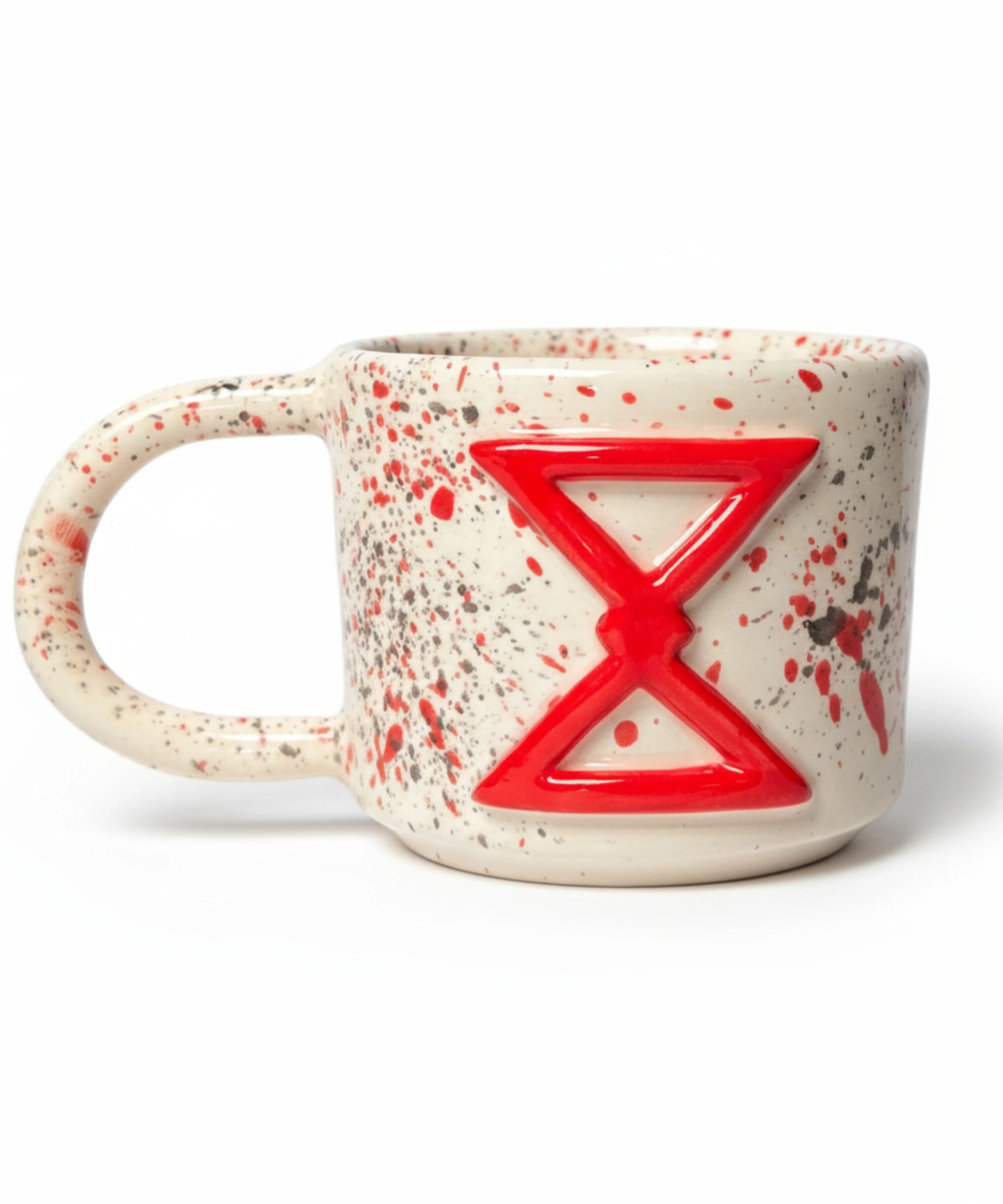 SAÇ BAĞI - Anadolu Motifi El Yapımı Seramik Kupa, Altlık ve Takı | SET