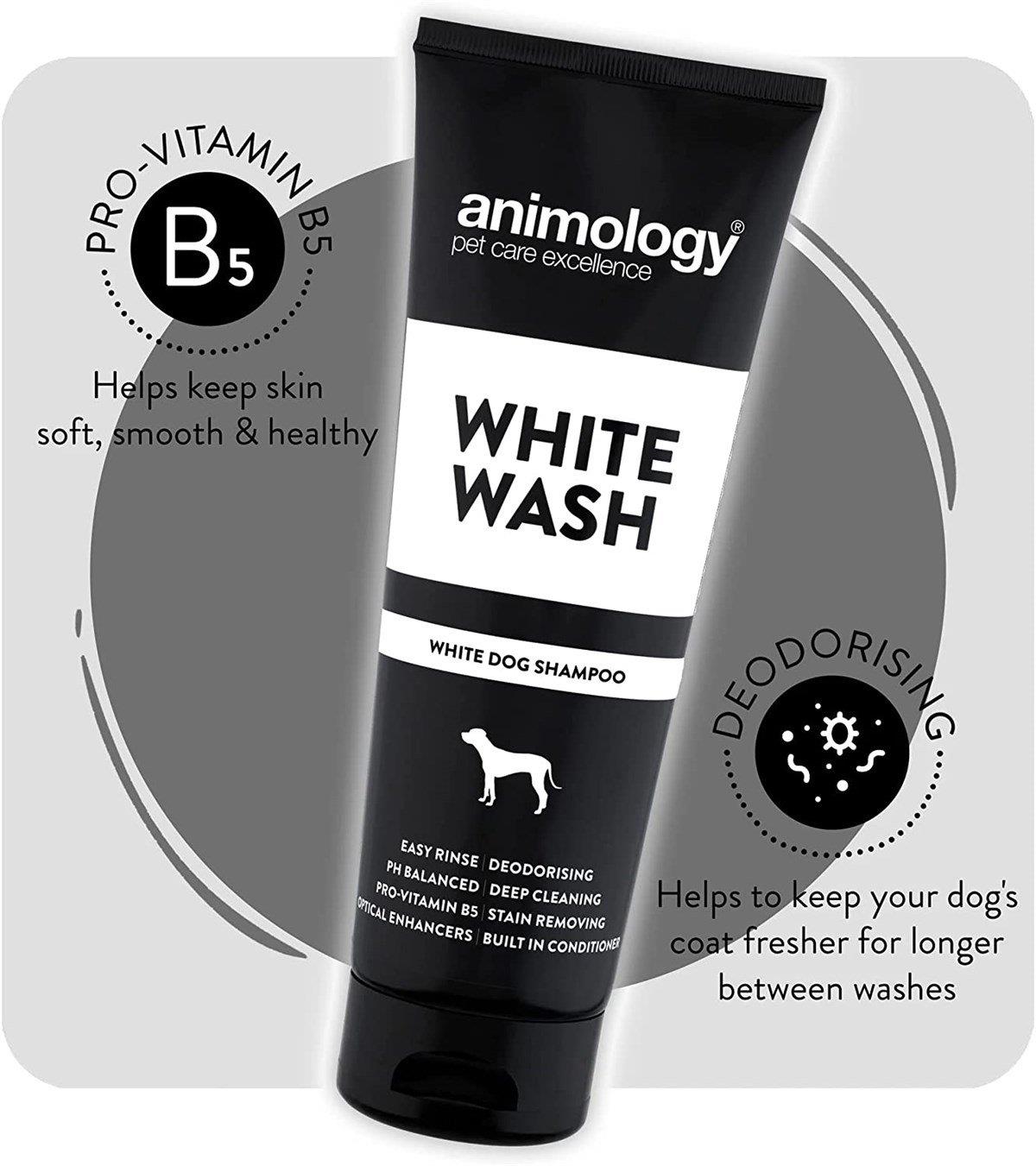 Animology White Wash Shampoo Beyaz Tüylü Köpek Şampuanı 250 ML.