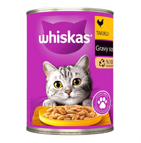 Whiskas Tavuklu Yetişkin Kedi Konservesi 400 Gr