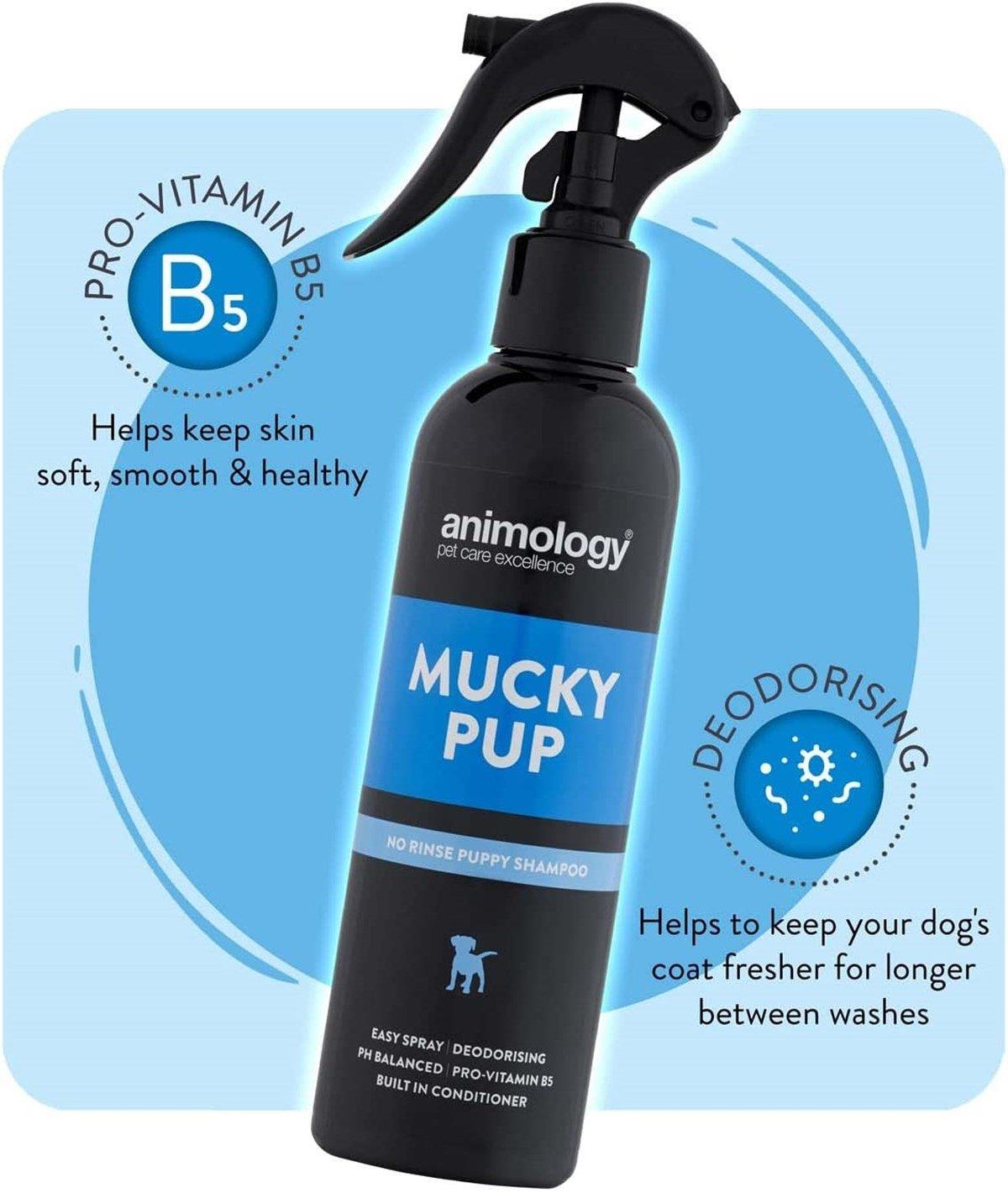 Animology Mucky Pup No Rinse Shampoo Durulamasız Yavru Köpek Şampuanı 250 ML.