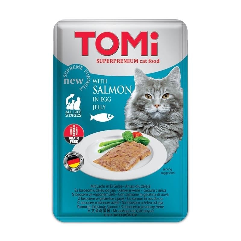 Tomi Somon ve Yumurta Kedi Yaş Mama 100 Gr.