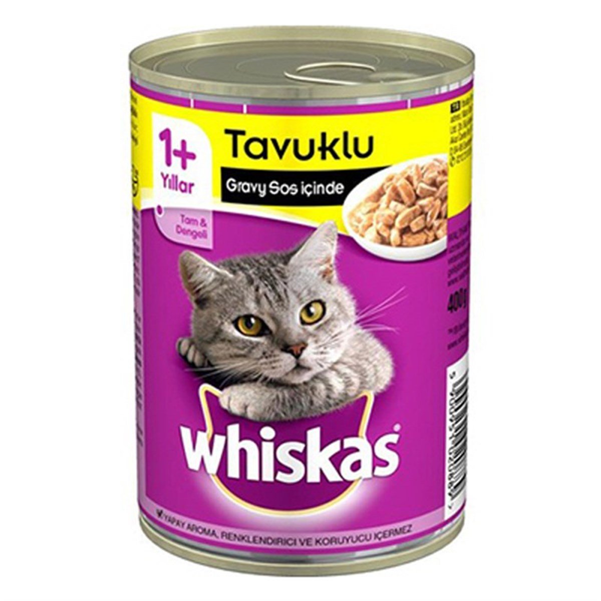 Whiskas Tavuklu Yetişkin Kedi Konservesi 400 Gr
