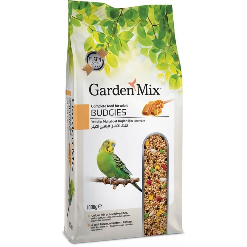 Garden Mix Platin Ballı Muhabbet Kuş Yemi 1 Kg.