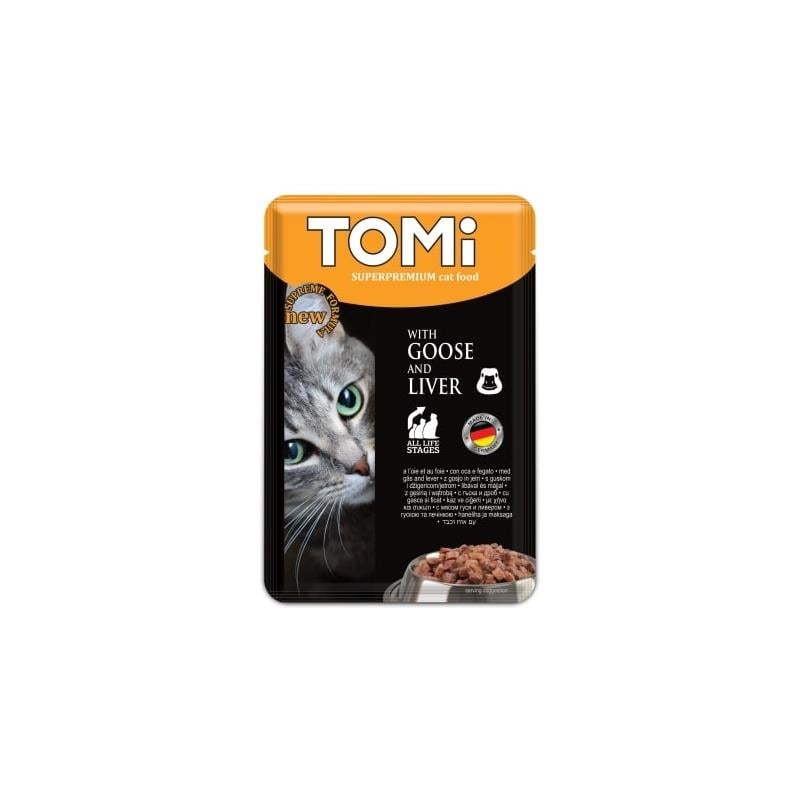Tomi Kaz & Ciğer Kedi Yaş Maması 100 Gr.