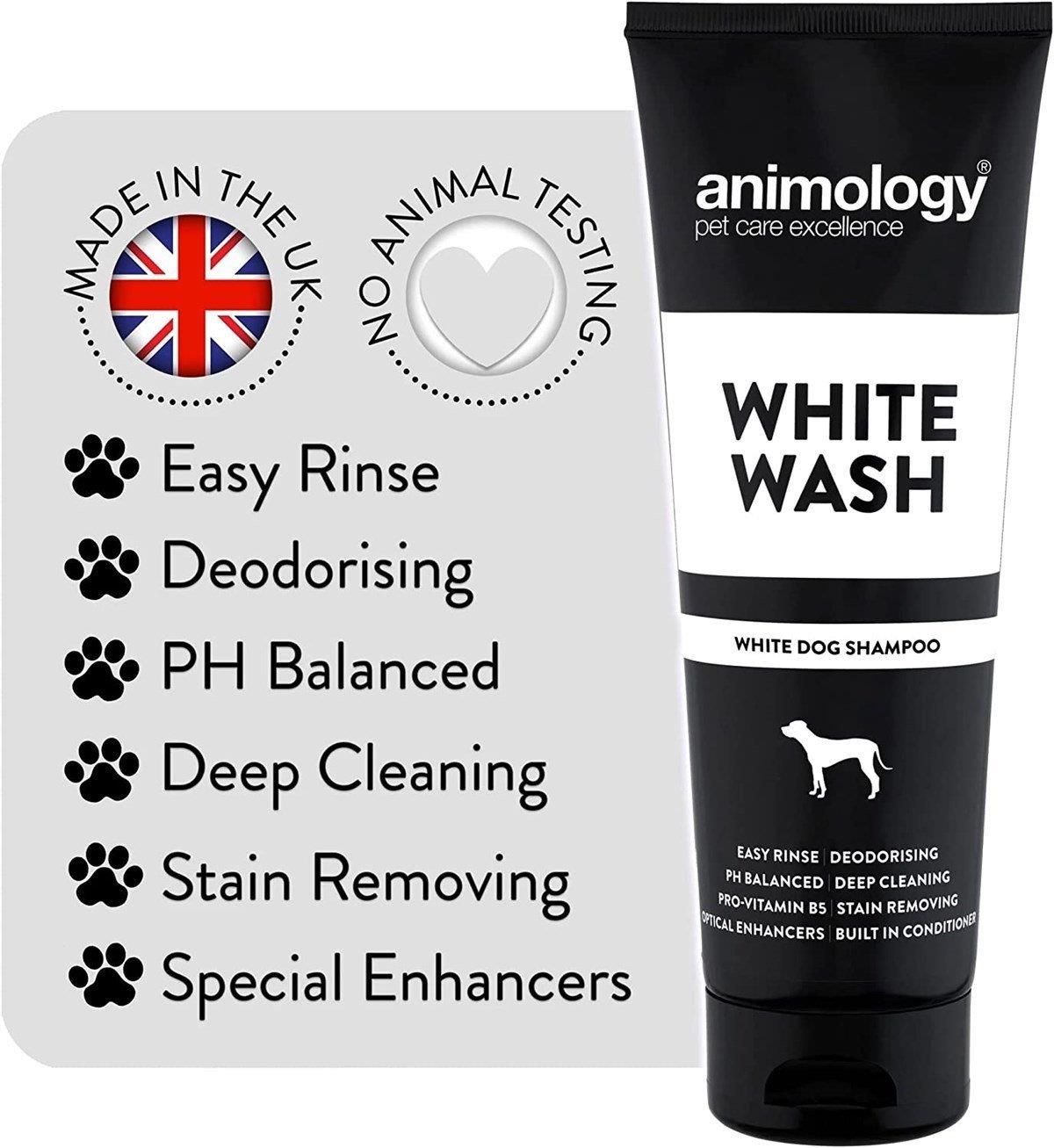 Animology White Wash Shampoo Beyaz Tüylü Köpek Şampuanı 250 ML.