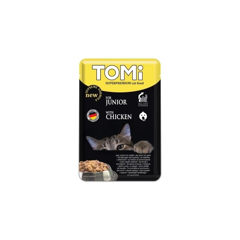 Tomi Kümes Hayvanlı Yavru Kedi Yaş Maması 100 Gr.