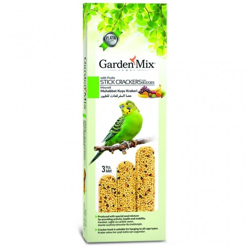 Garden Mix Platin Meyveli Kuş Krakeri 3lü