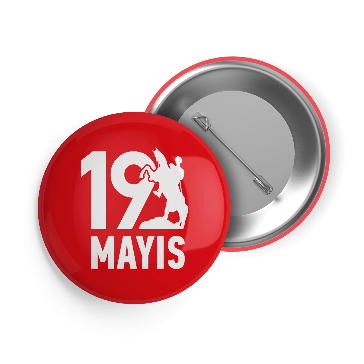 19 Mayıs Atatürk’ü Anma Gençlik ve Spor Bayramı İğneli Buton Rozet