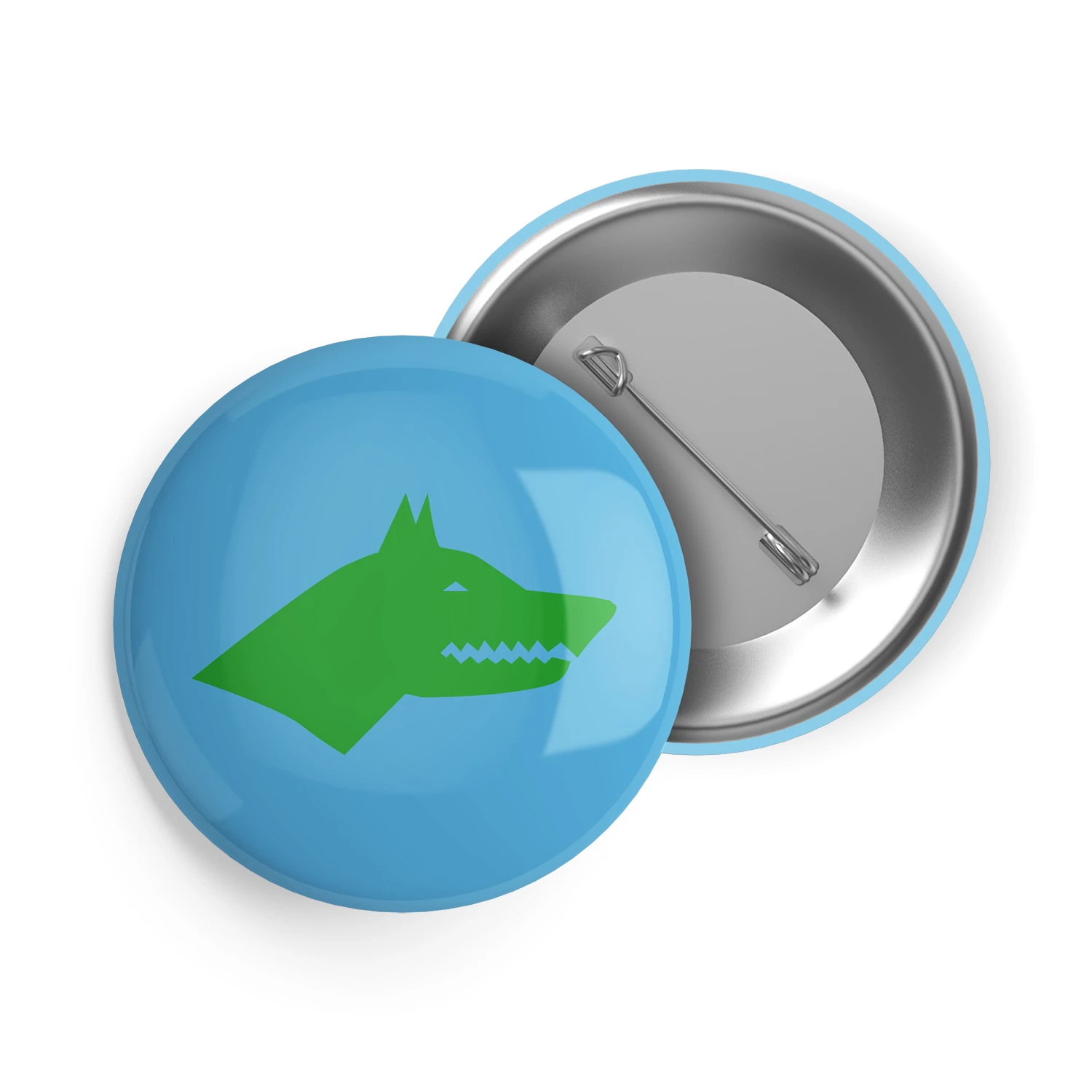 Göktürk Bayrağı İğneli Buton Rozet