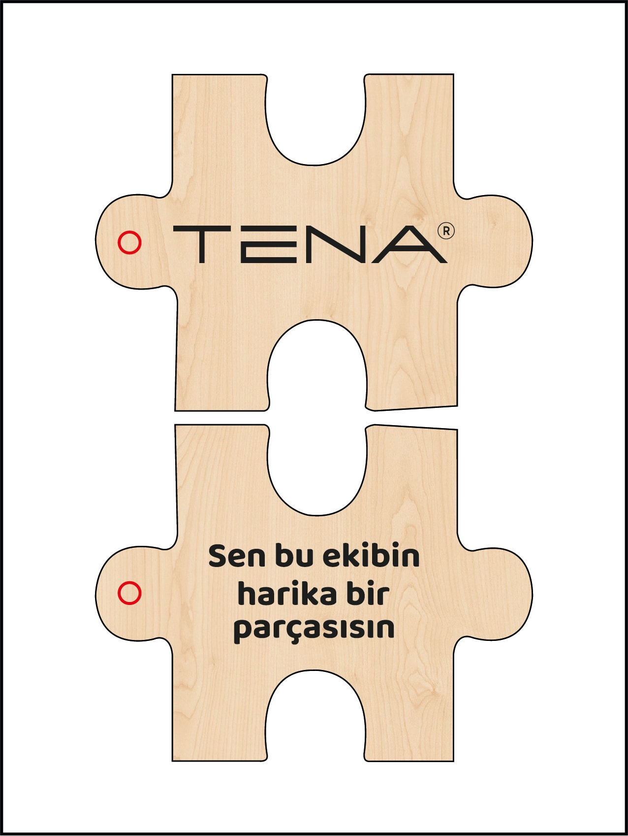 130 Adet Puzzle Anahtarlık Paketli