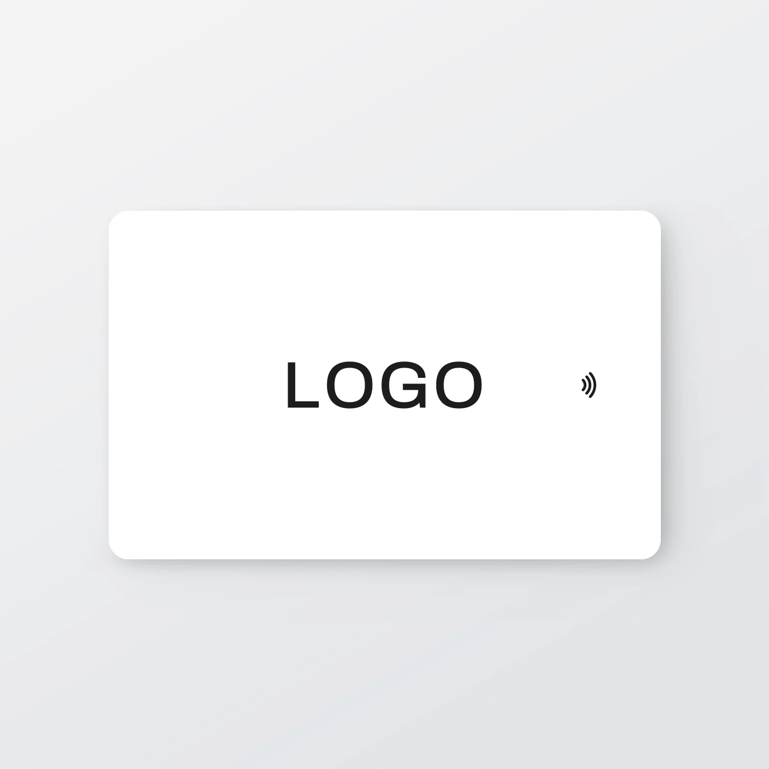 NFC ve QR Kodlu Dijital Kartvizit (Beyaz)