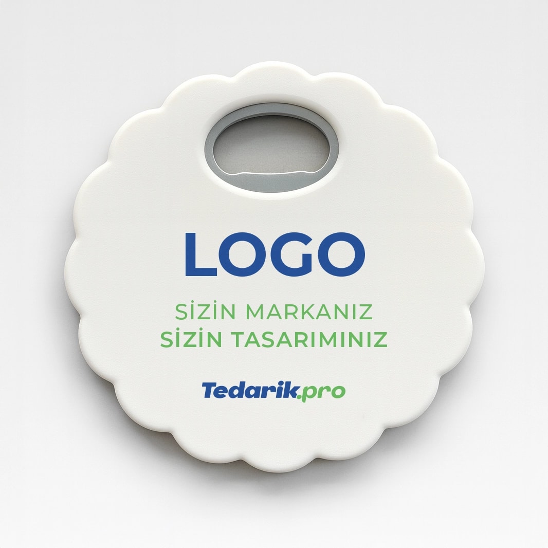 Açacaklı Magnet Bardak Altlığı (Yuvarlak)