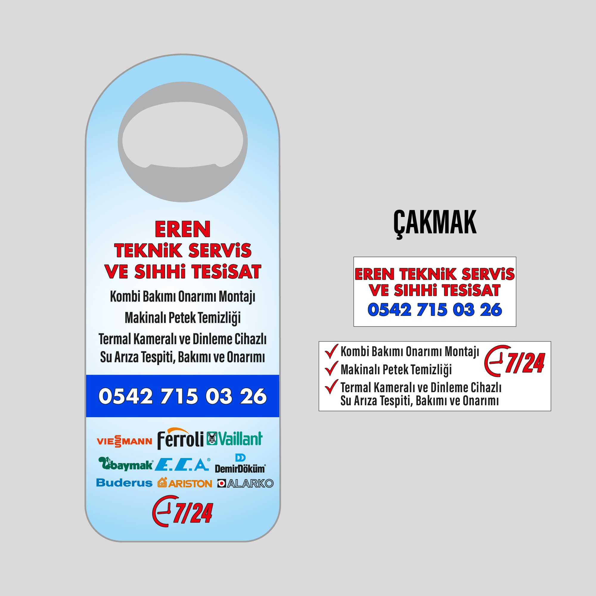 100 Magnet ve 100 Çakmak Baskısı