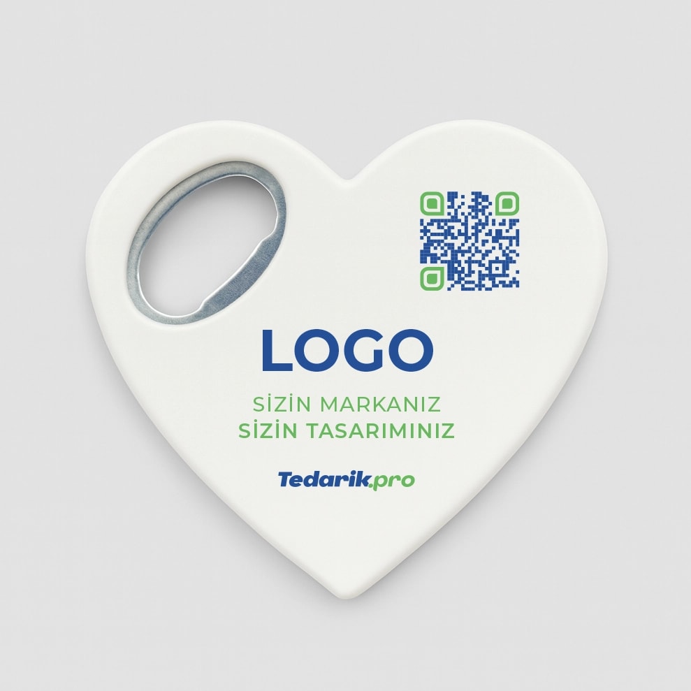 Açacaklı Kalp Magnet (83x78 mm)