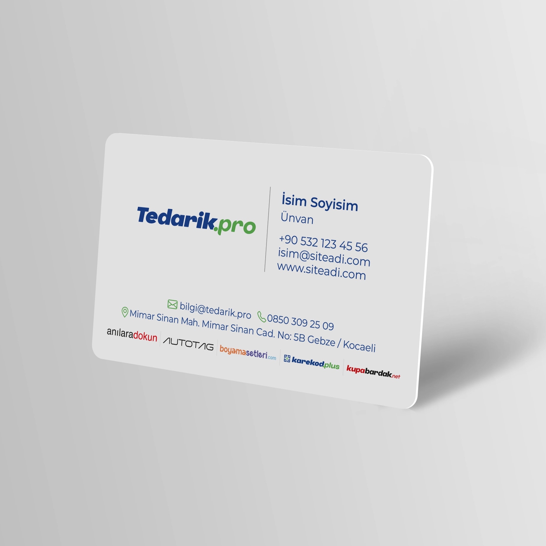 Plastik Kartvizit (200 Adet)