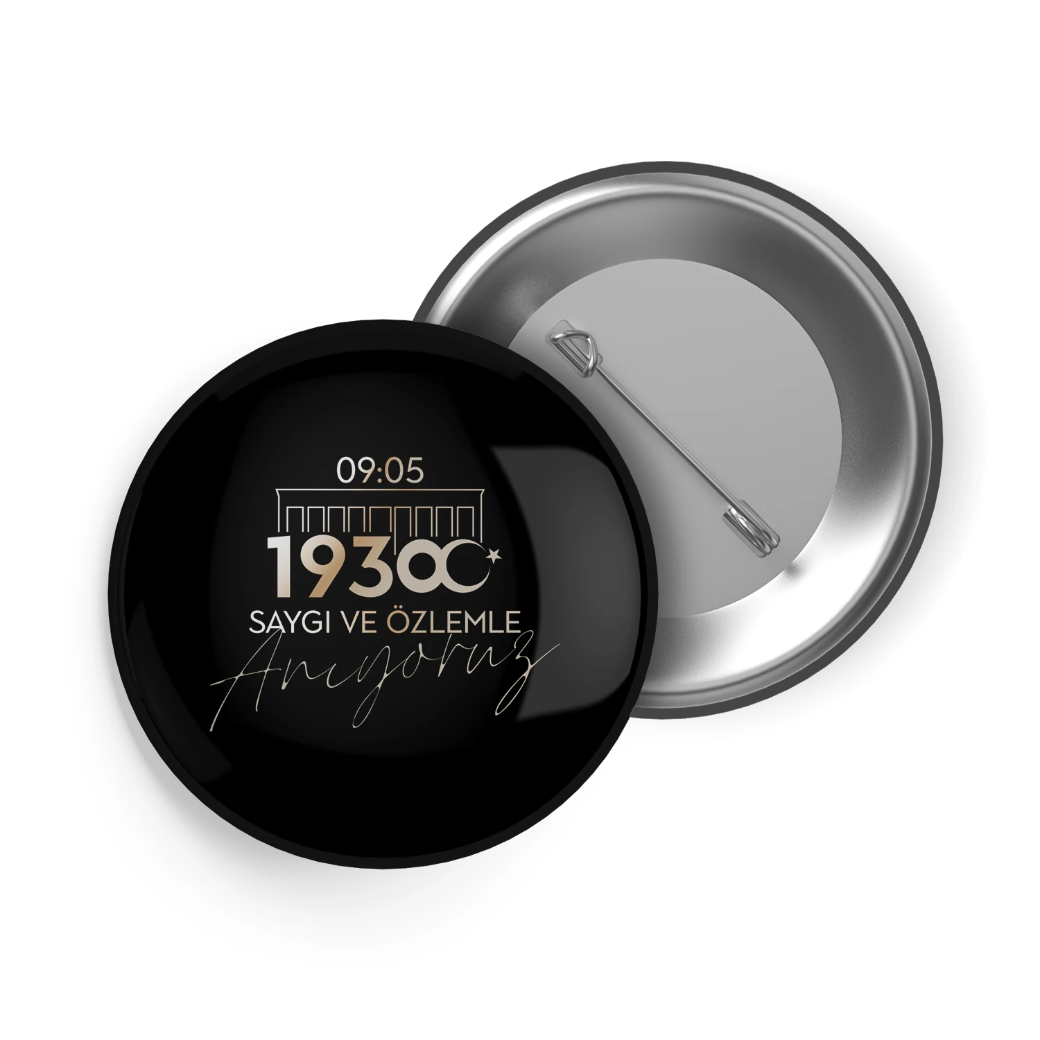 10 Kasım İğneli Buton Rozet