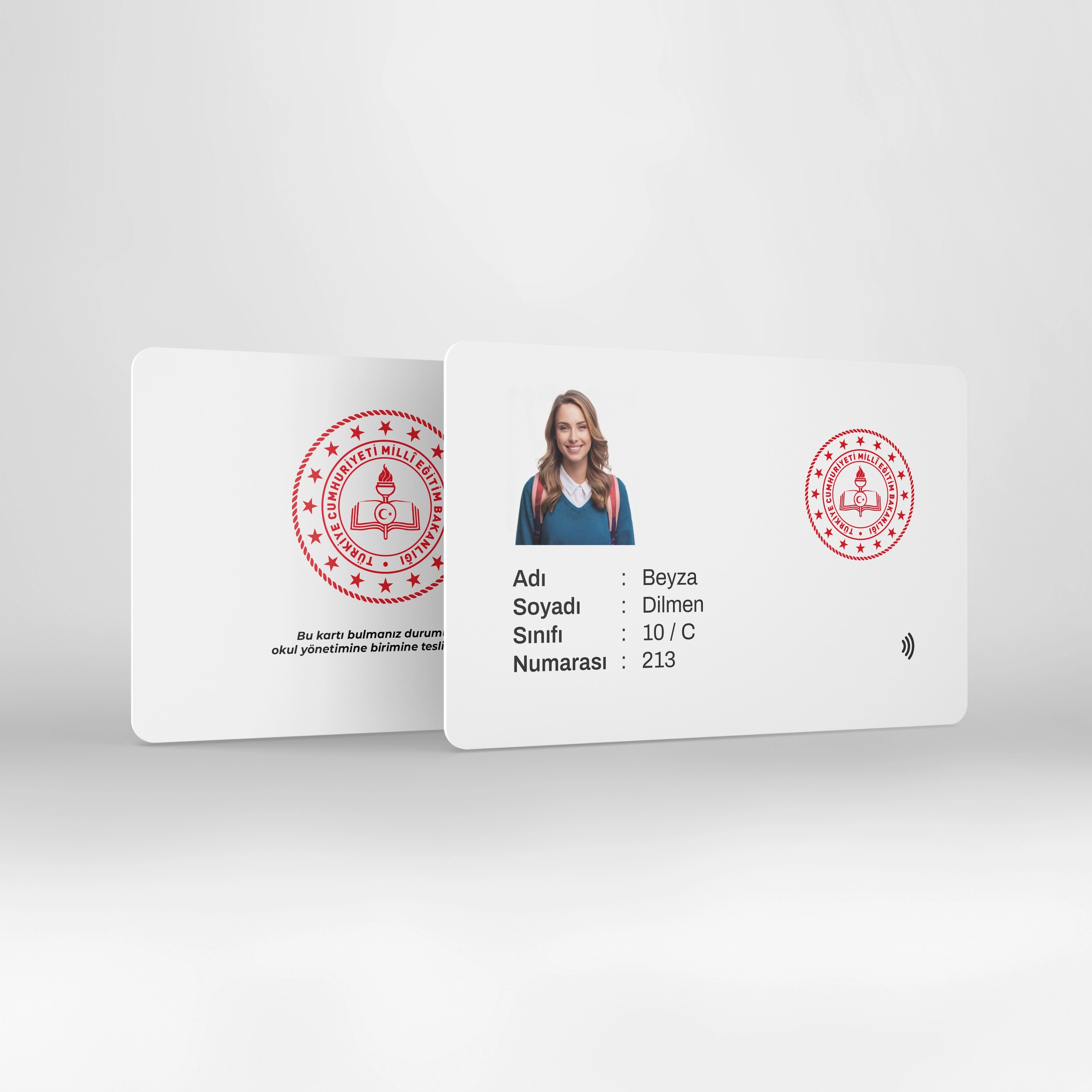 Öğrenci Kartı Baskısı (Plastik / RFID)