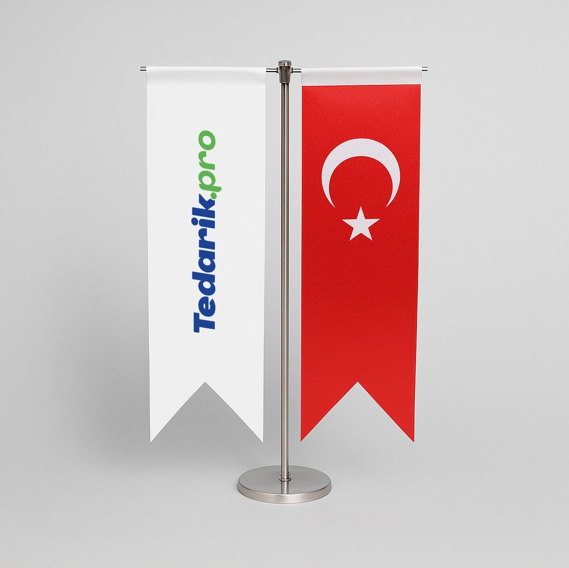 T Tipi Kırlangıç Masa Bayrağı