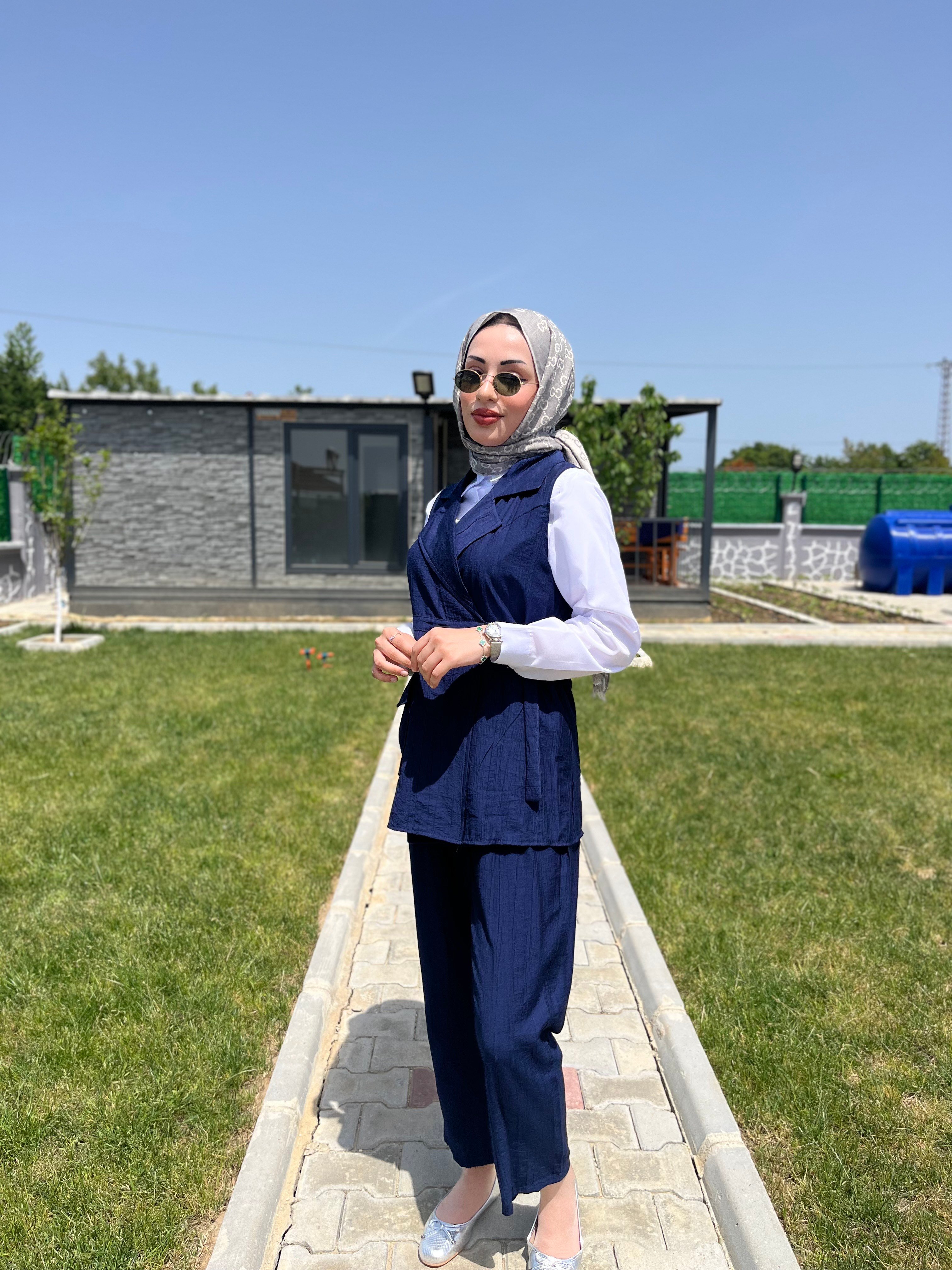 KETEN TAKIM LACİVERT RENK