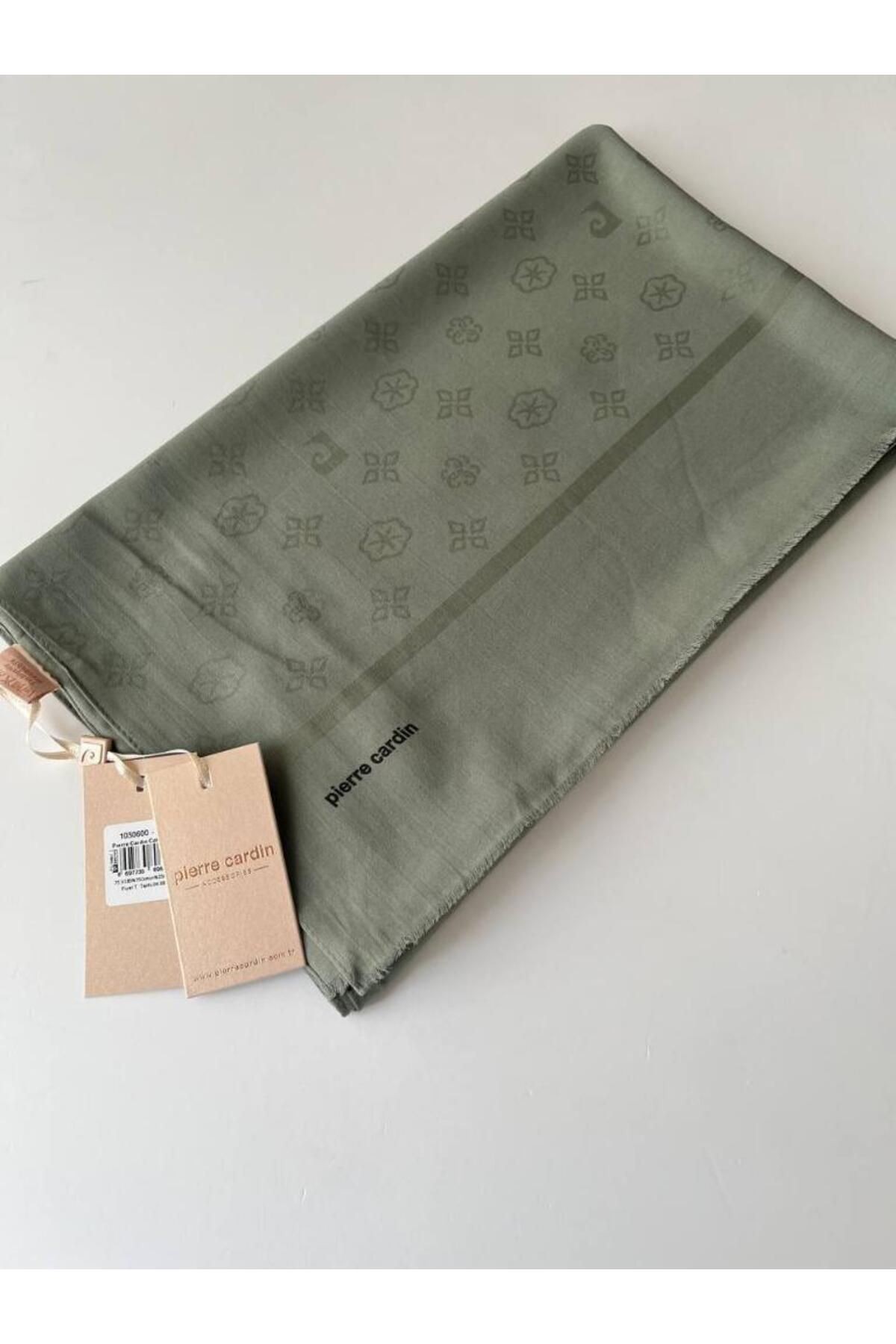 Mint Yeşili Pierre Cardin  Cotton Şal