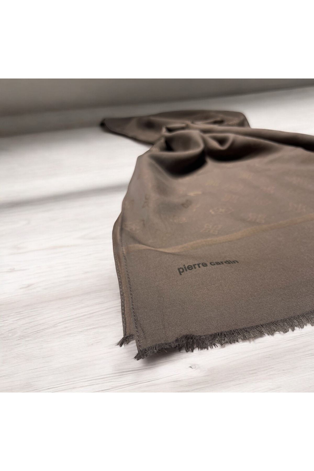 Kahverengi Pierre Cardin Cotton Şal