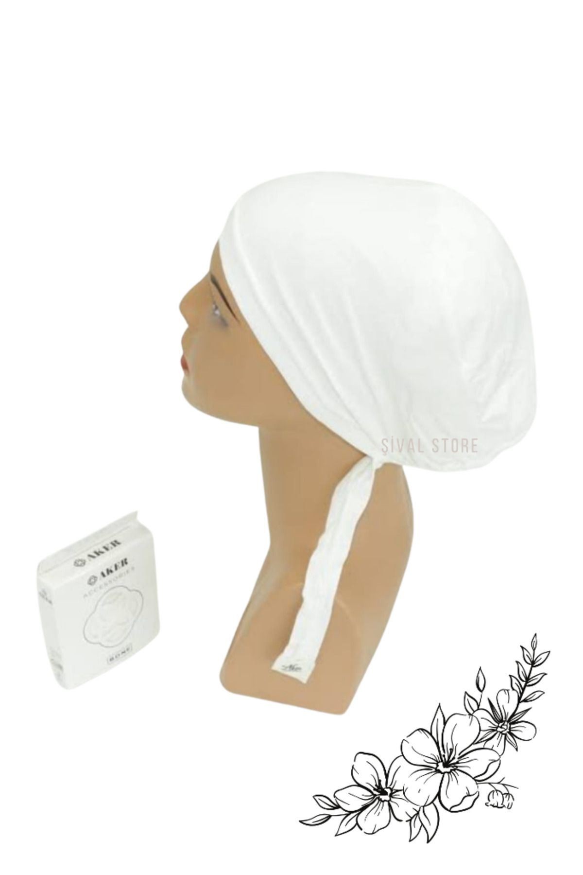 KREM DİKİŞLİ PENYE BONE