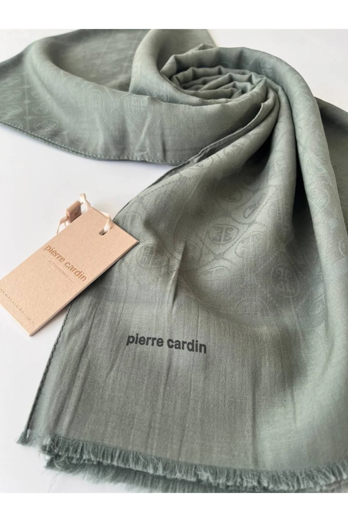 Mint Yeşili Pierre Cardin Şal