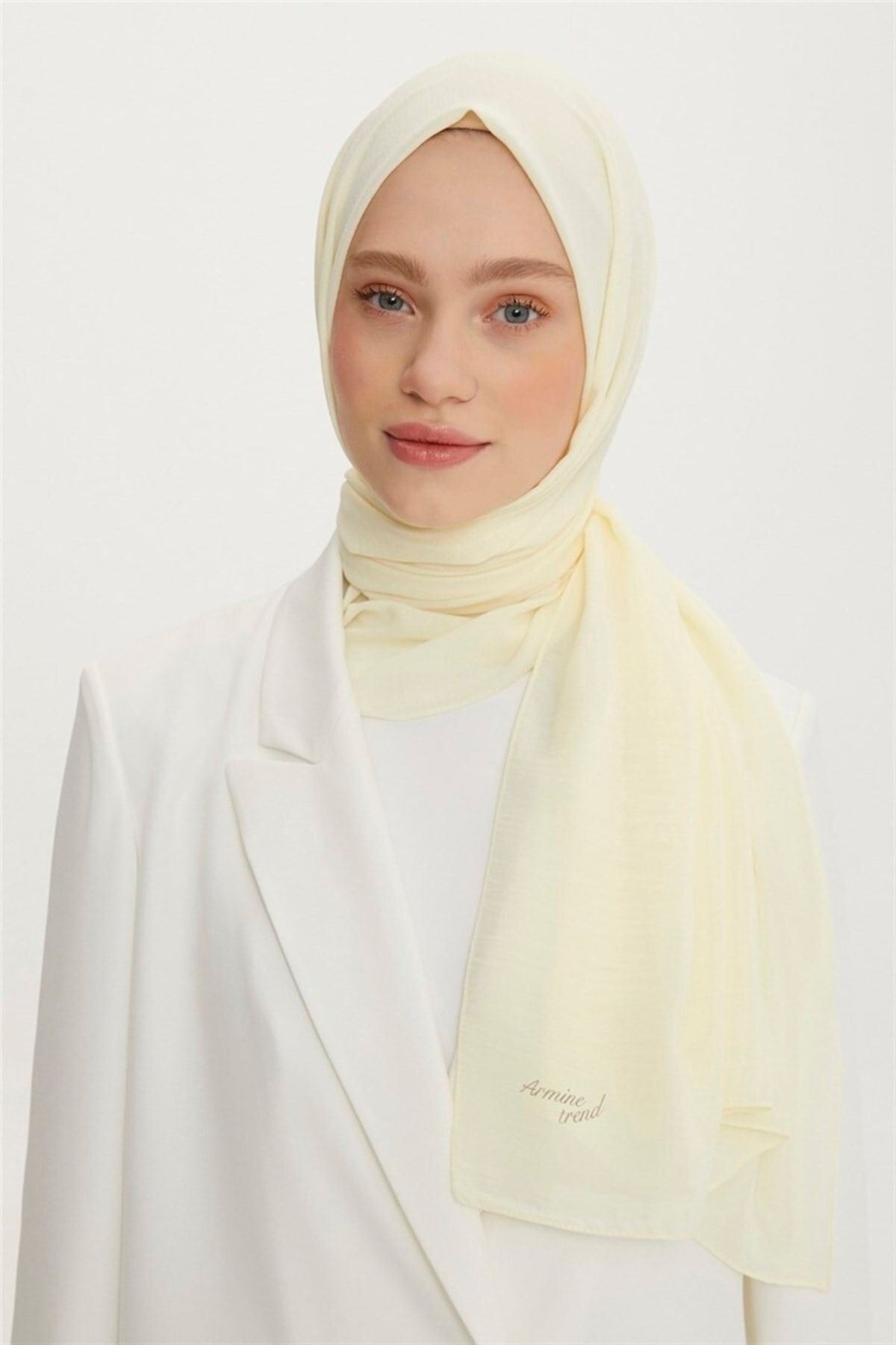 Trend Cazz Şal 75x195 - Koyu Krem
