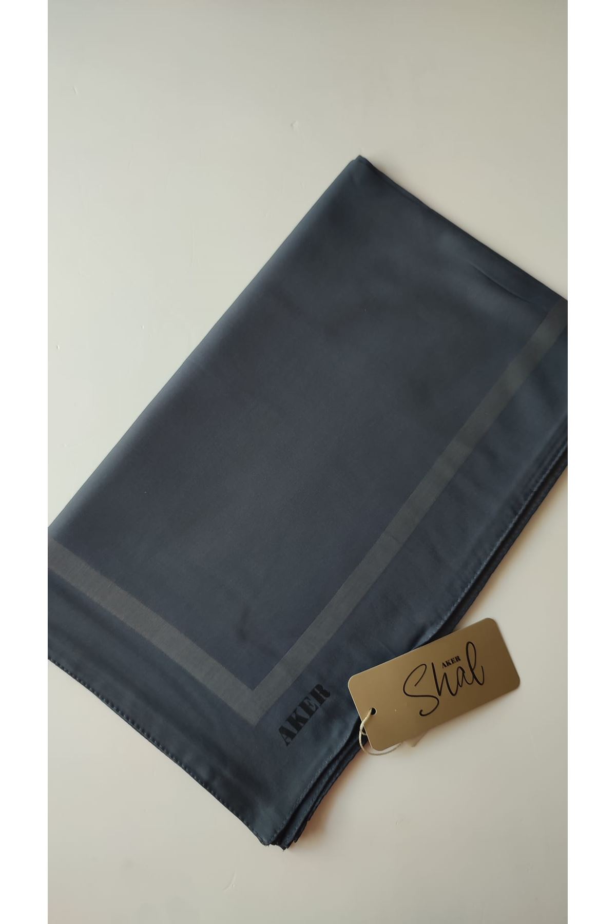 Füme Düz Koton Şal 923