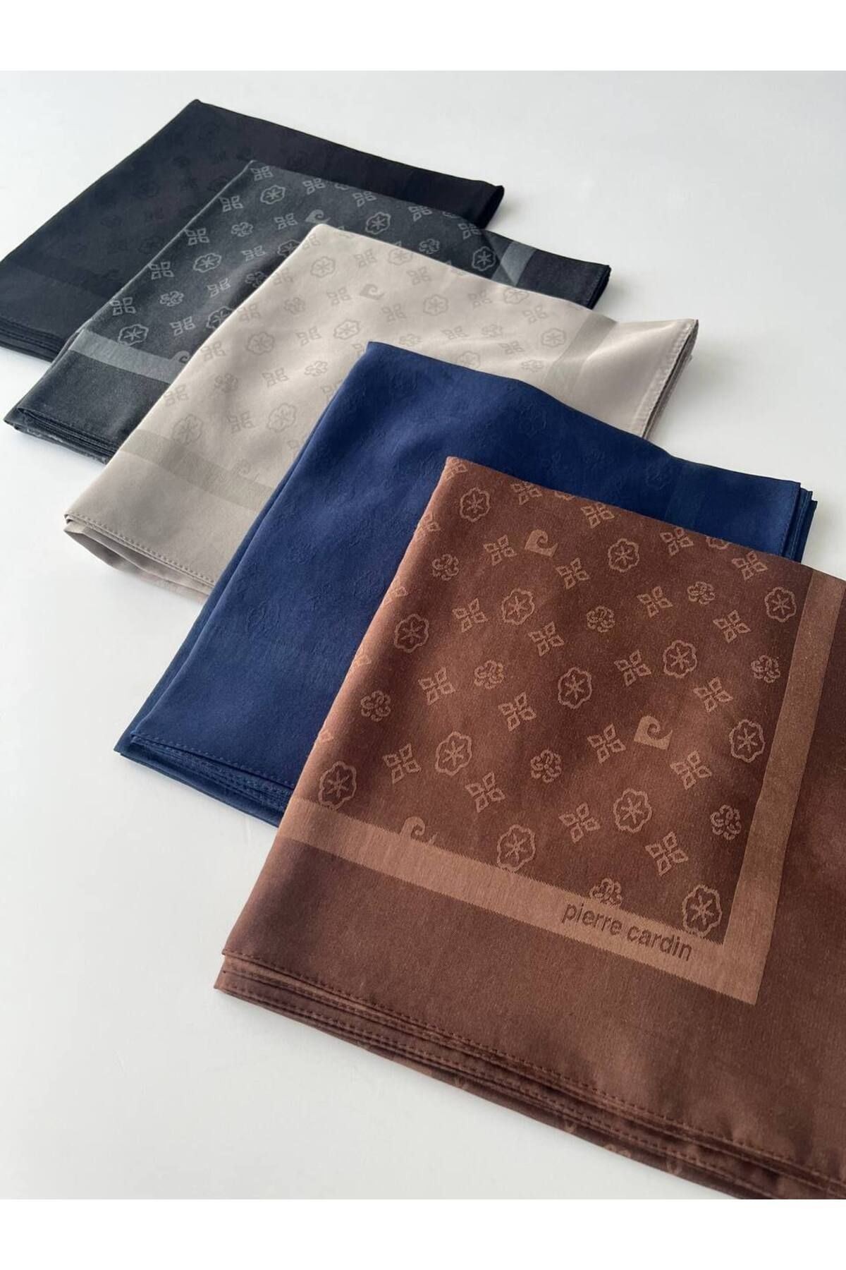 Lacivert Cotton Eşarp