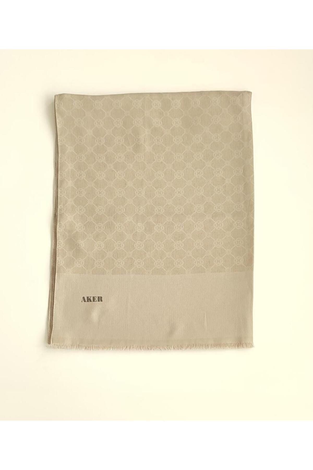 Aker Taş Elegance Monogram Şal