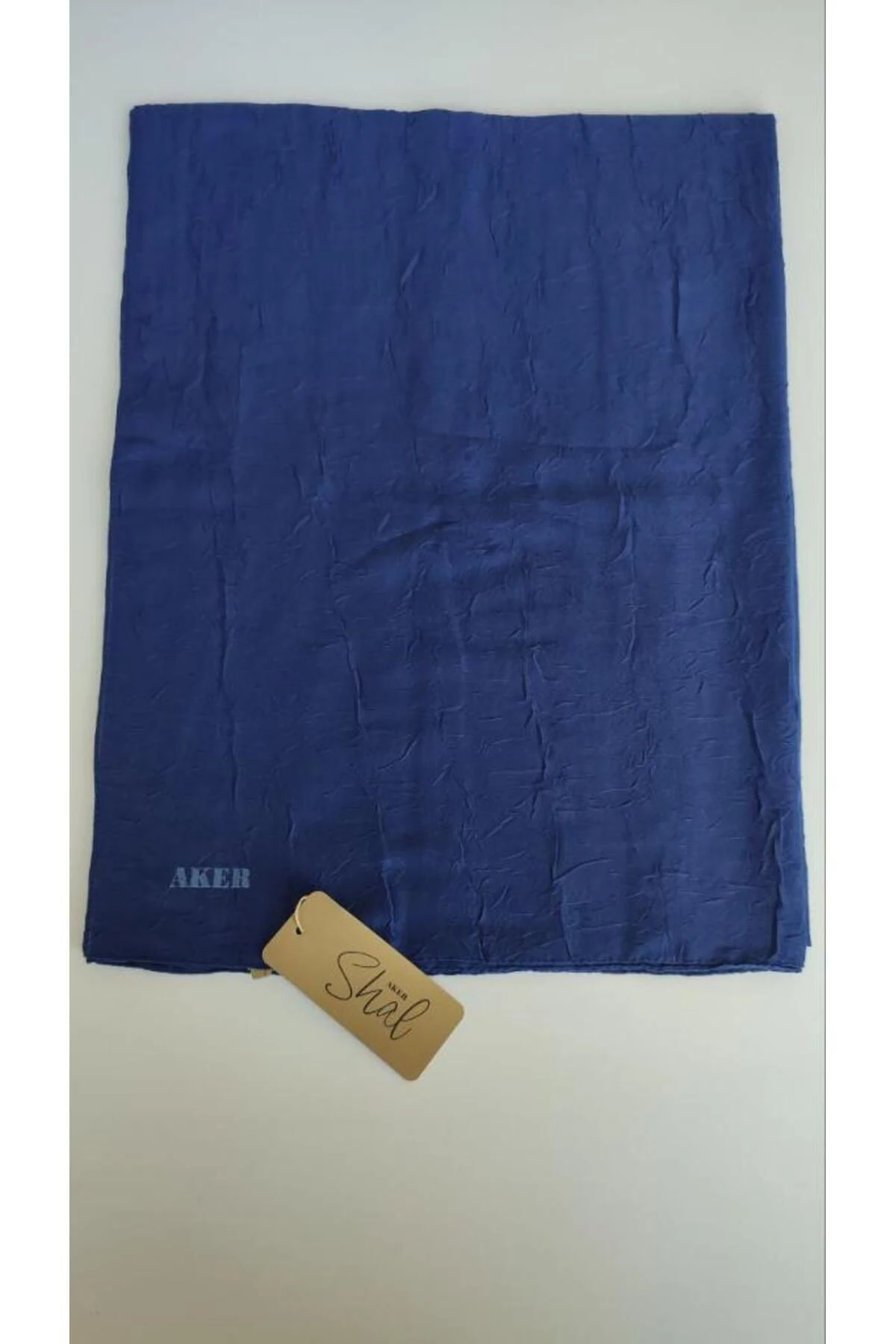 Lacivert Aker  Kraş Şal