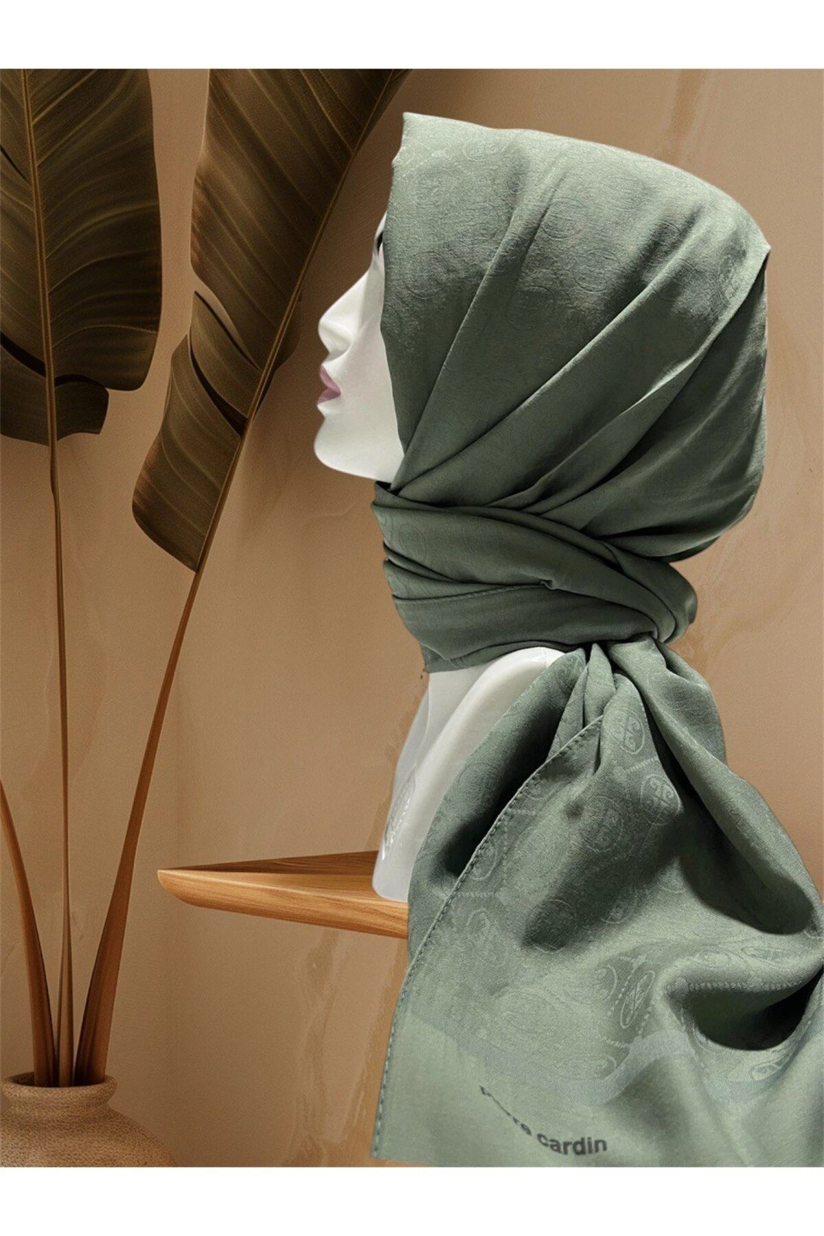 Mint Yeşili Pierre Cardin Şal