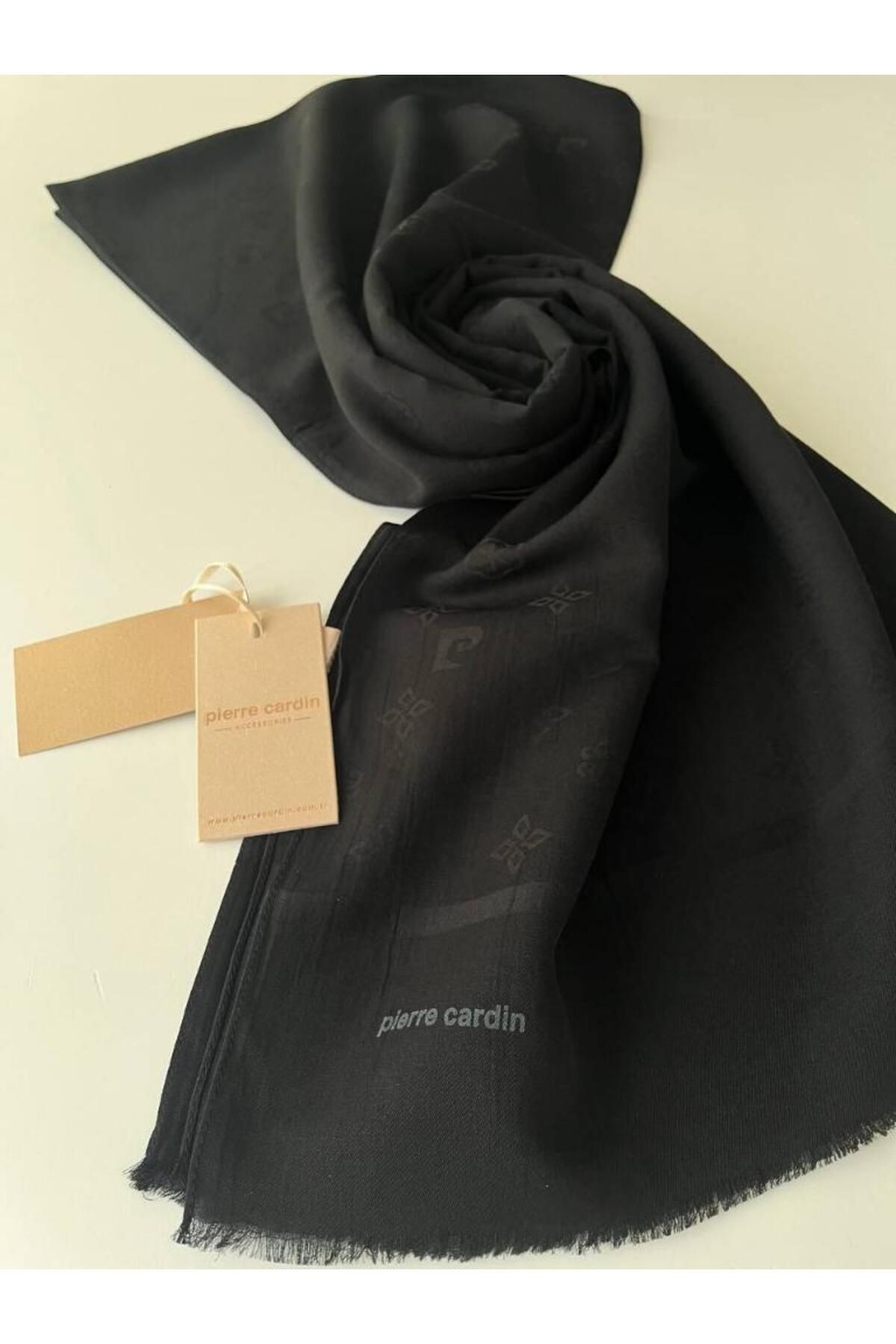 Siyah Cotton Şal