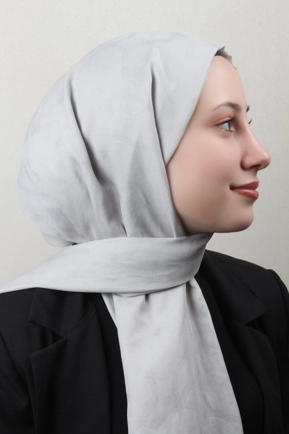 Gri Cotton Pamuk Şal 971