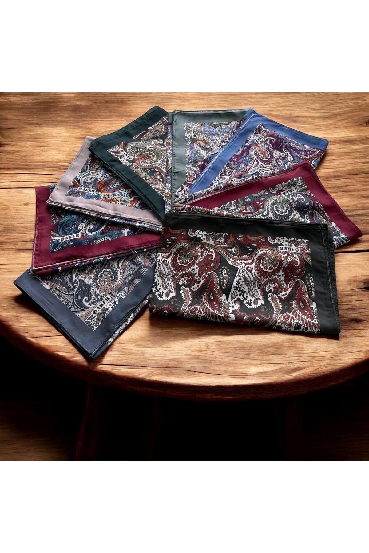 Bordo Aker Soft Touch Şal