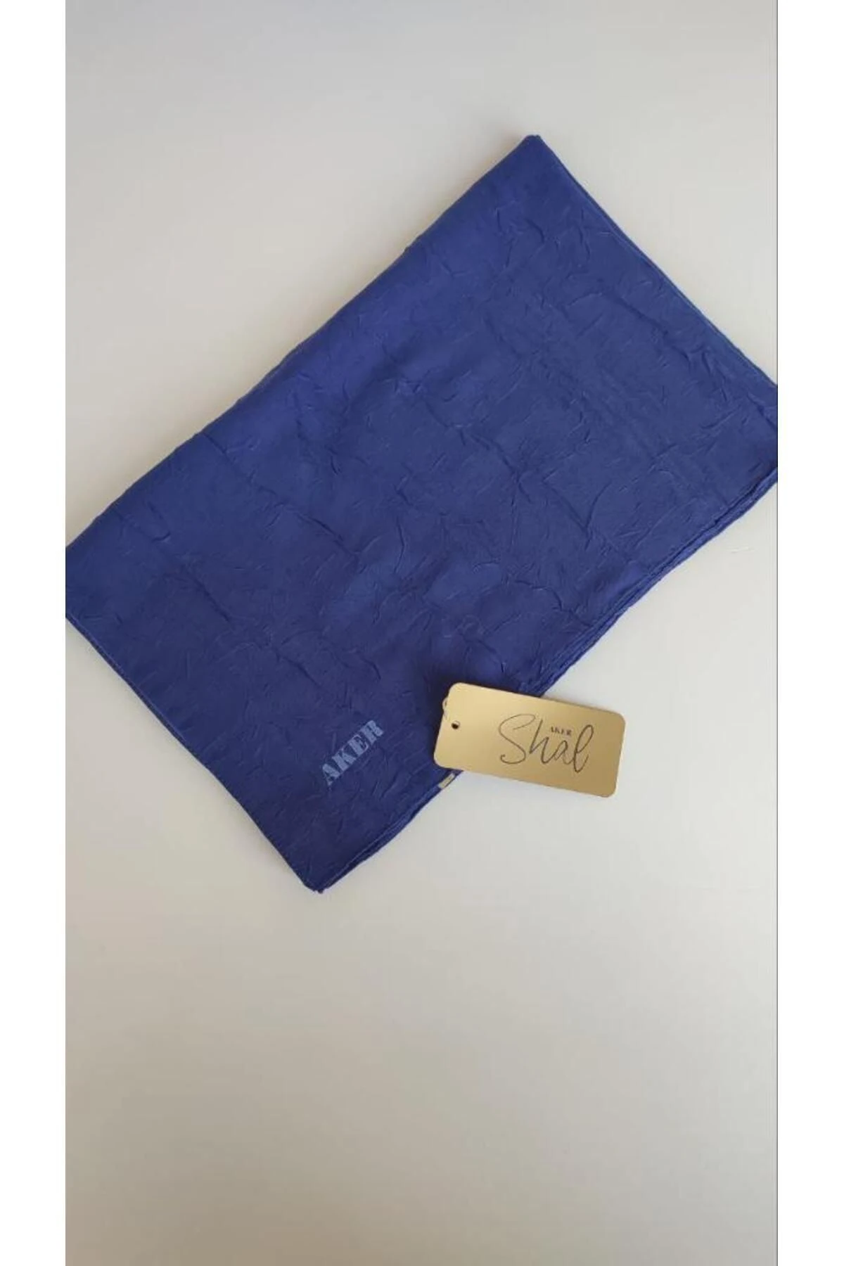 Lacivert Aker  Kraş Şal