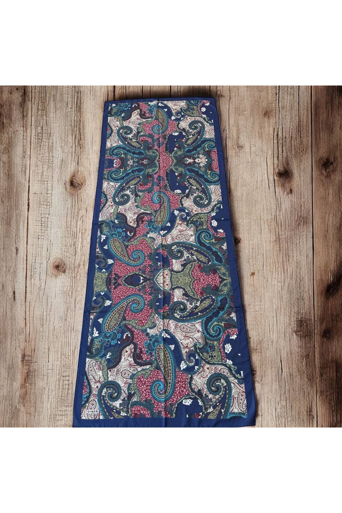 Lacivert Aker Soft Touch Şal 011