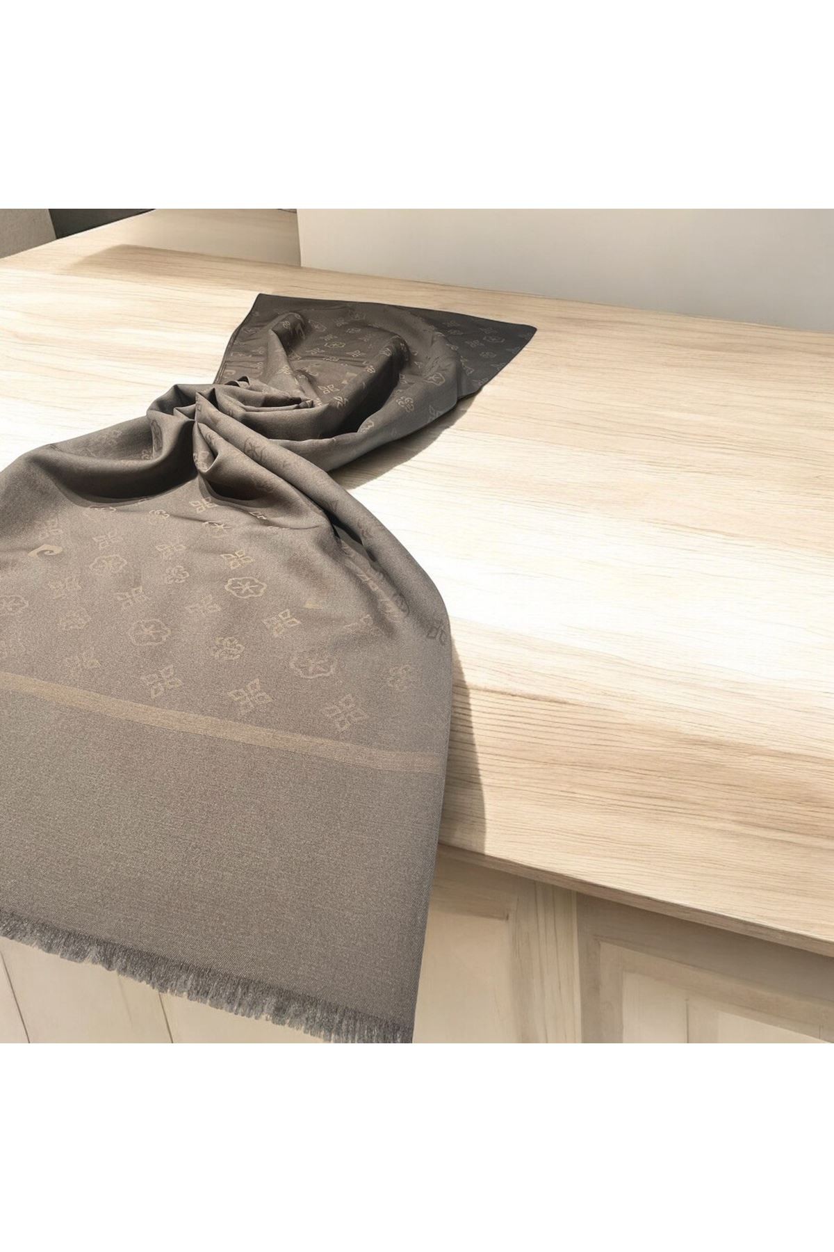 Kahverengi Pierre Cardin Cotton Şal