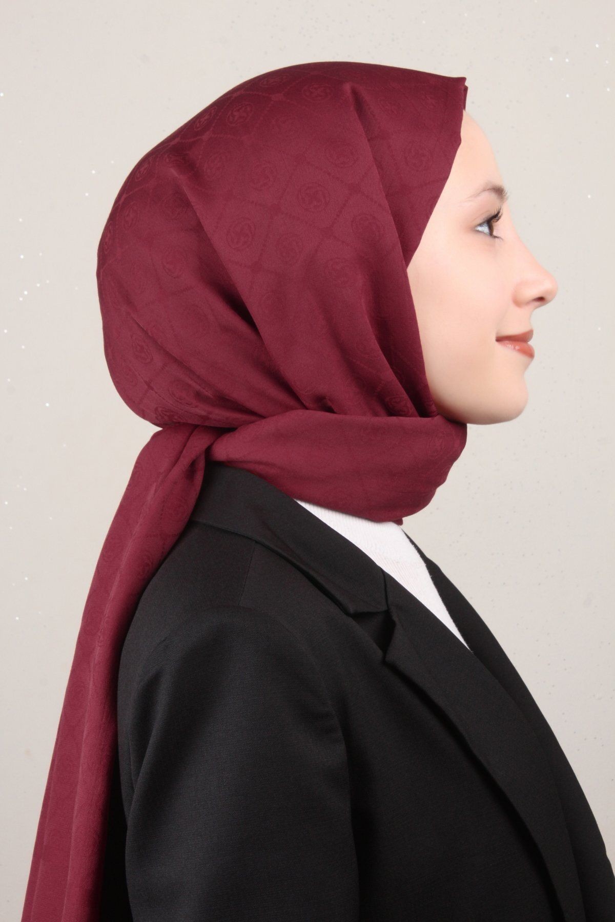 Bordo Cotton Pamuk Şal 941