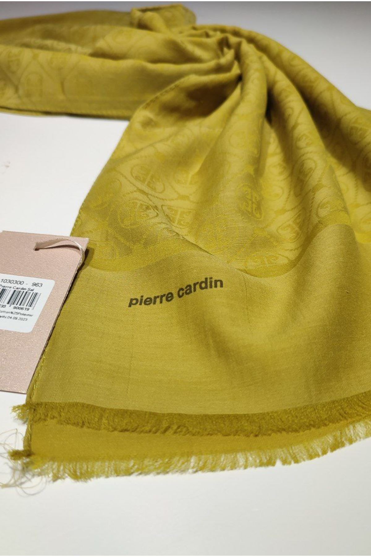 Yağ Yeşili Pierre Cardin Şal