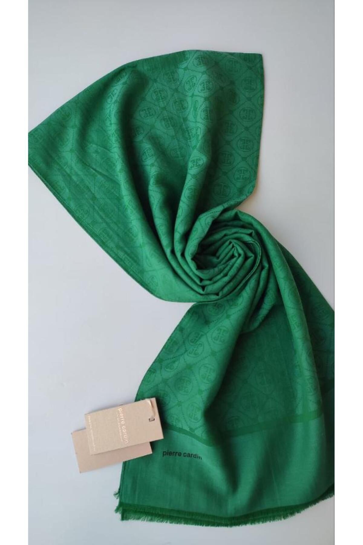 Benetton Yeşil Pierre Cardin Şal