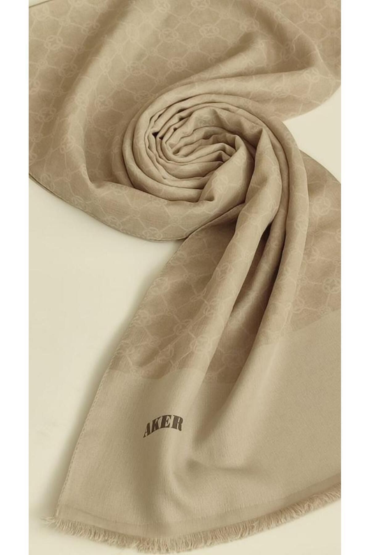 Aker Taş Elegance Monogram Şal