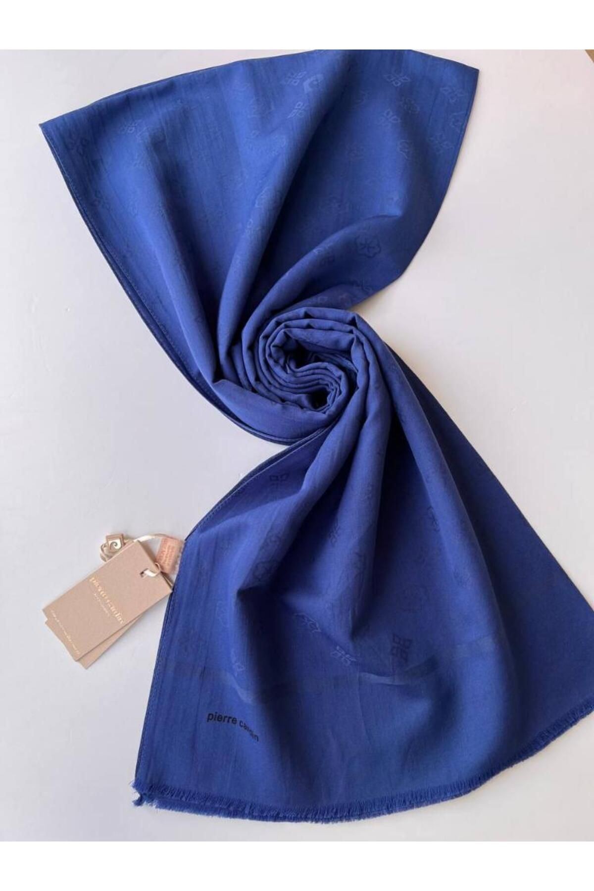 Saks Mavi Pierre Cardin Cotton Şal